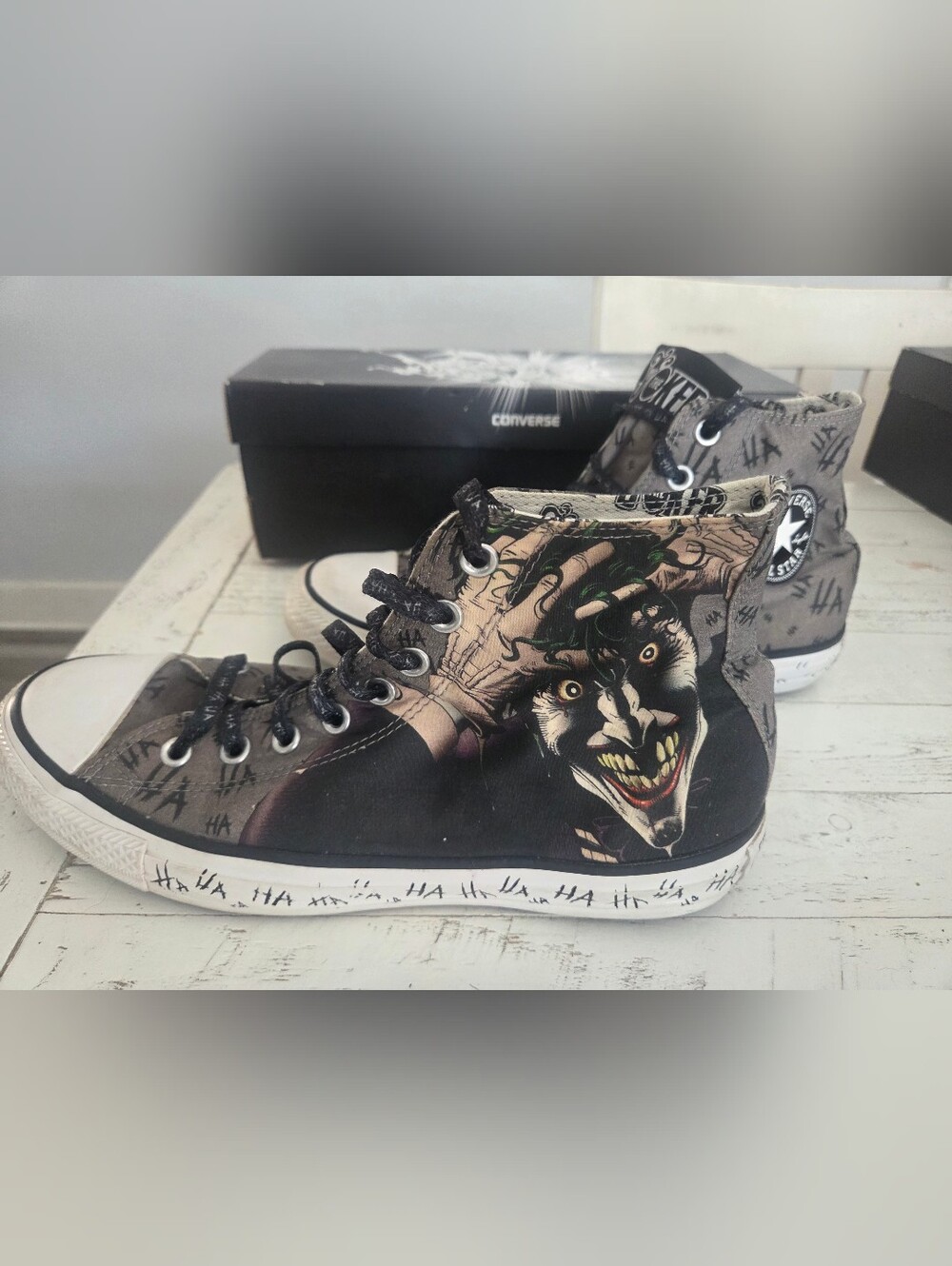 Converse "The Killing Joke" Chuck Taylor All Star High-Top Sneakers Vintage
